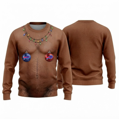 BUF Christmas Gift Ugly Sweater - Printed
