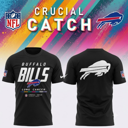 BUF 2026 Crucial Catch Intercept Cancer Graphic T Shirt - Printed