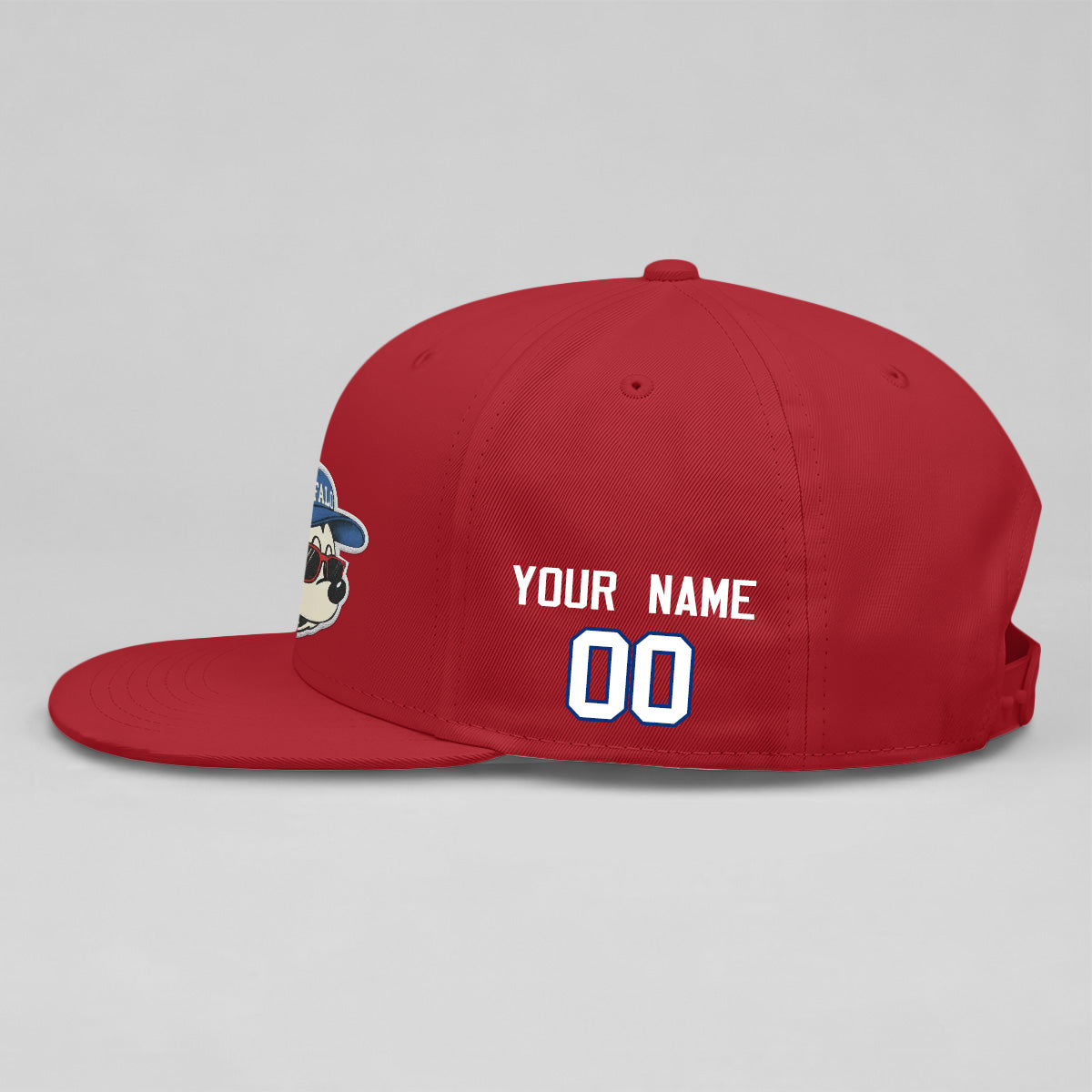 BUF x Cartoon Mouse Custom Snapback Cap - Printed
