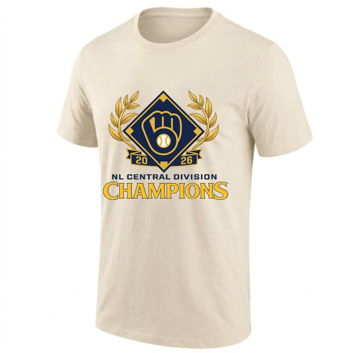 MIL 2026 NL CENTRAL CHAMPS One Side T-Shirt - Printed V4