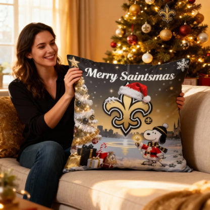 NO x SNP | Premium Christmas Fleece Blanket & Throw Pillow