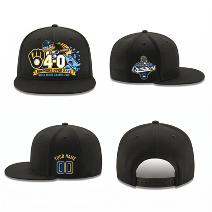 MIL 2026 World Series Champions Personalized Snapback Cap - Printed V2
