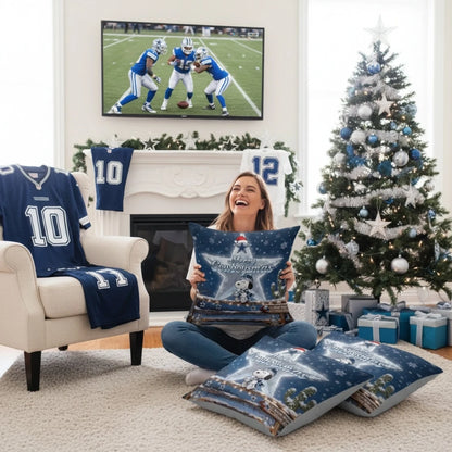 DAL x SNP | Premium Christmas Fleece Blanket & Throw Pillow