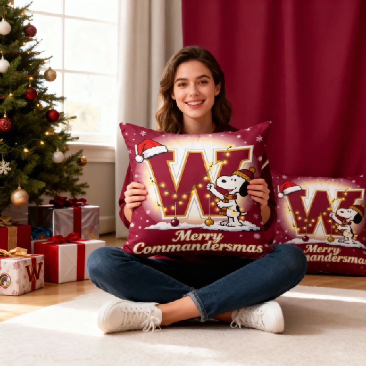 WAS x SNP | Premium Christmas Fleece Blanket & Throw Pillow