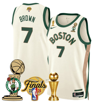 Celtics 2023-24 World Champions Jersey - All Stitched