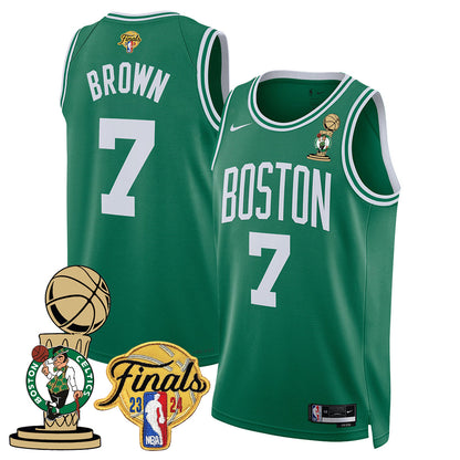 Celtics 2023-24 World Champions Jersey - All Stitched