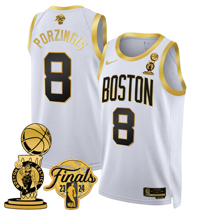 Celtics 2023-24 World Champions Jersey - All Stitched