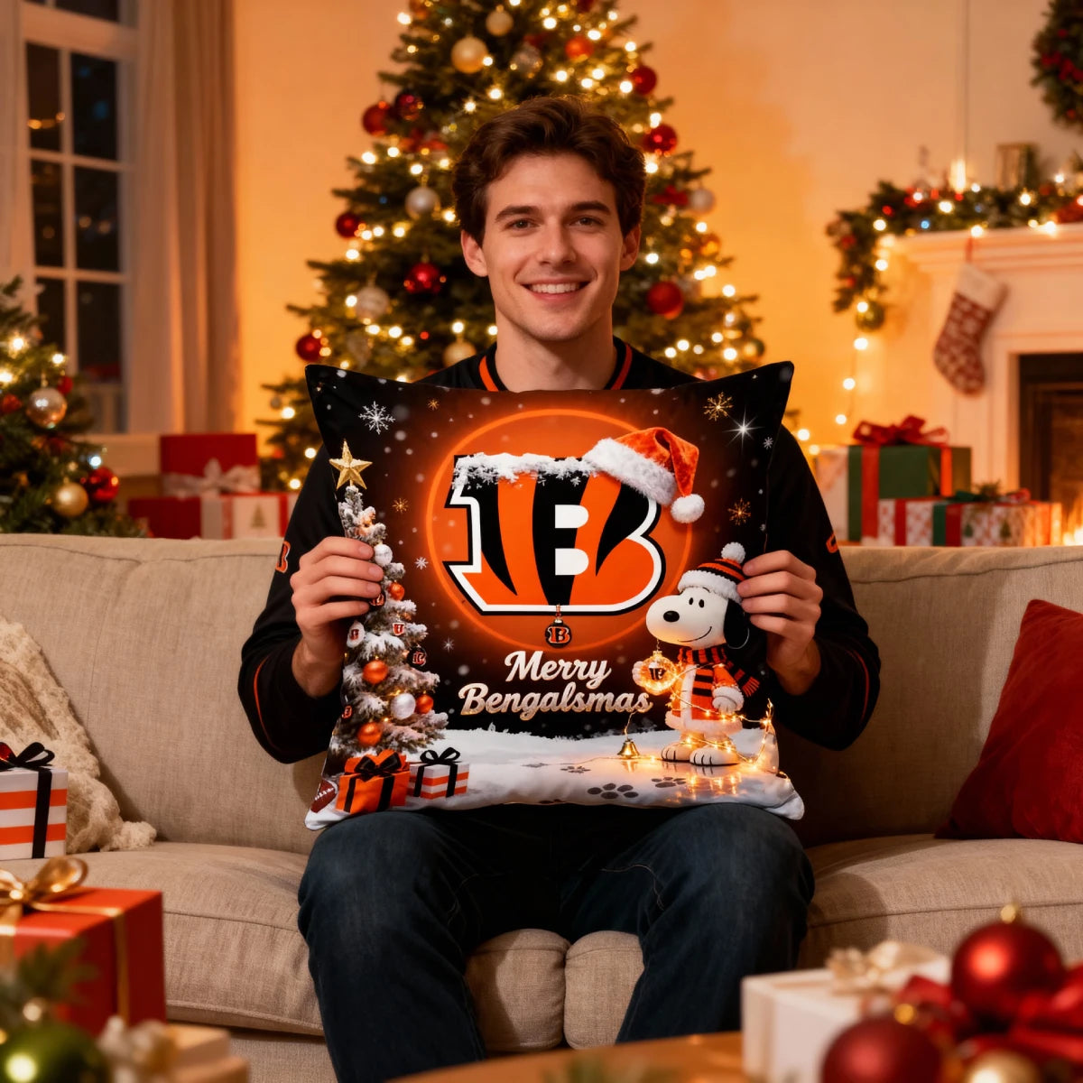 CB x SNP | Premium Christmas Fleece Blanket & Throw Pillow