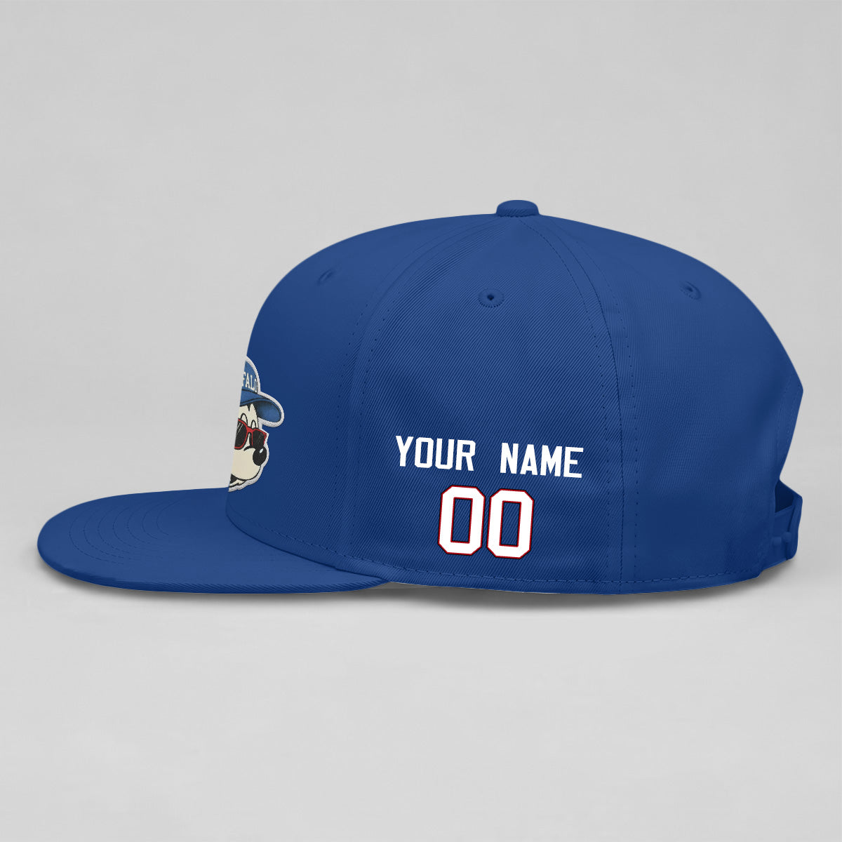 BUF x Cartoon Mouse Custom Snapback Cap - Printed