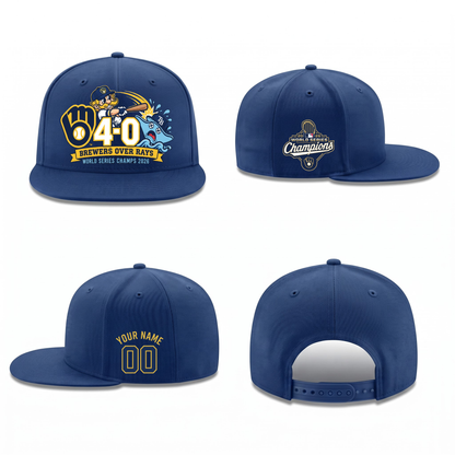 MIL 2026 World Series Champions Personalized Snapback Cap - Printed V2
