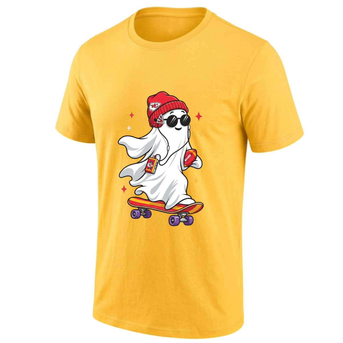 KC Skater Boo One Side T-Shirt - Printed