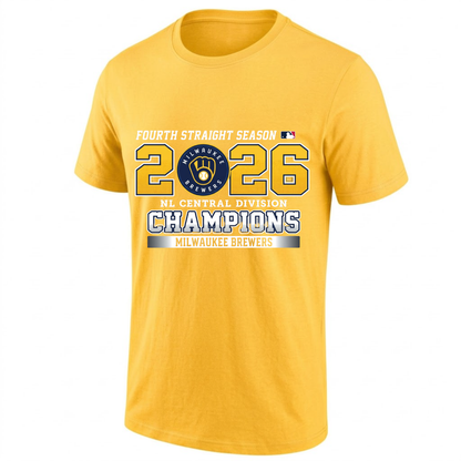 MIL 2026 NL CENTRAL CHAMPS One Side T-Shirt - Printed V6