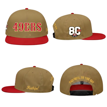 San Francisco 49ers 80th Anniversary Edition Snapback Cap - Printed