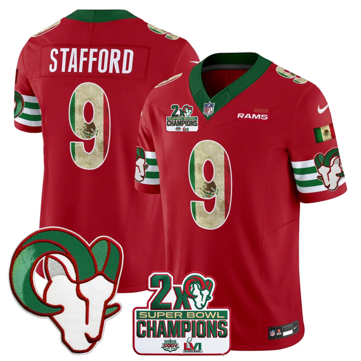 LAR Mexico Edition Vapor Jersey - Stitched