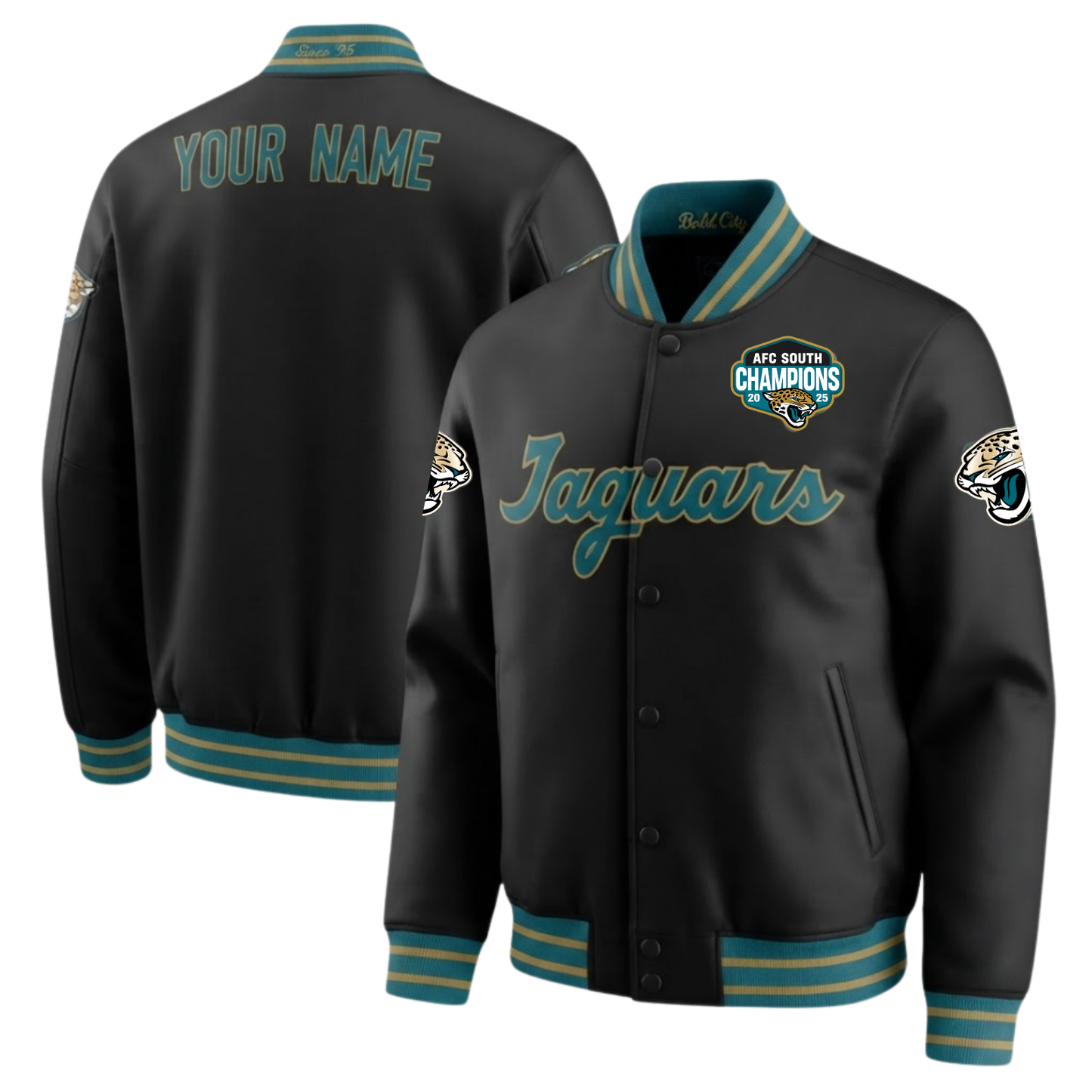 Jacksonville Jaguars Rivalries 2026 Limited Edition Varsity Jacket - Printed