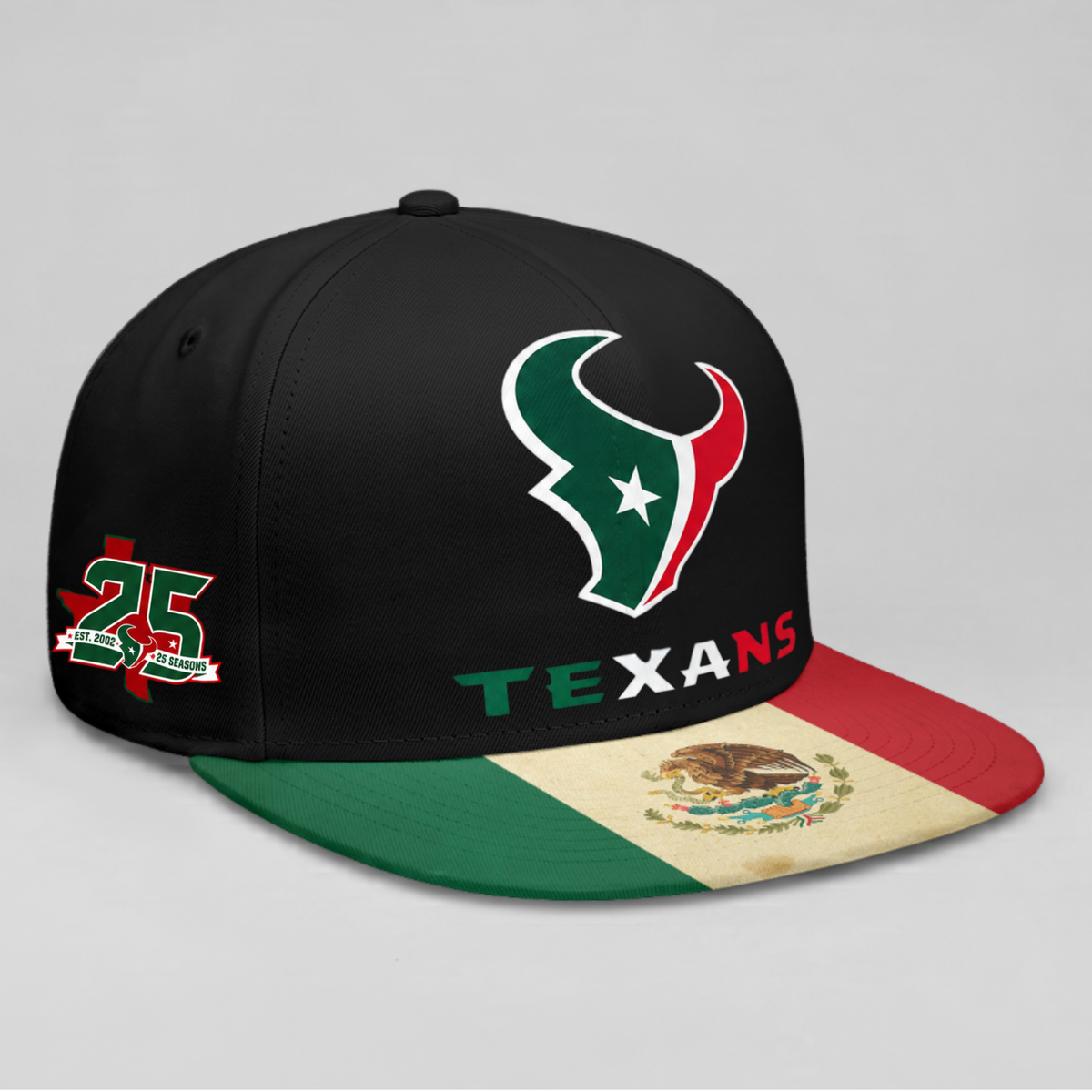 HOU Mexico Edition Personalized Snapback Cap - Printed