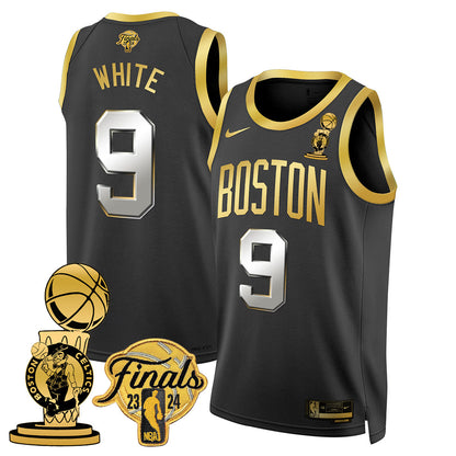 Celtics 2023-24 World Champions Jersey - All Stitched