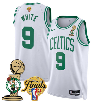 Celtics 2023-24 World Champions Jersey - All Stitched