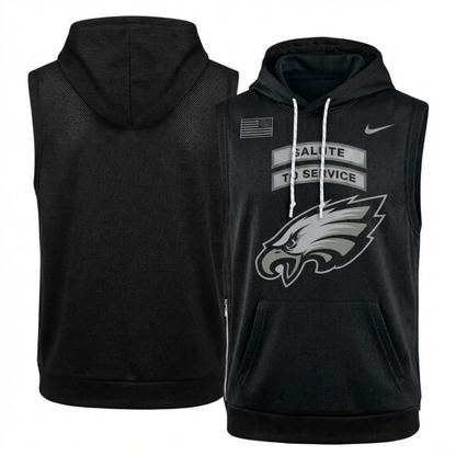 PHI Salute to Service Sleeveless Hoodie Tank Top - Printed