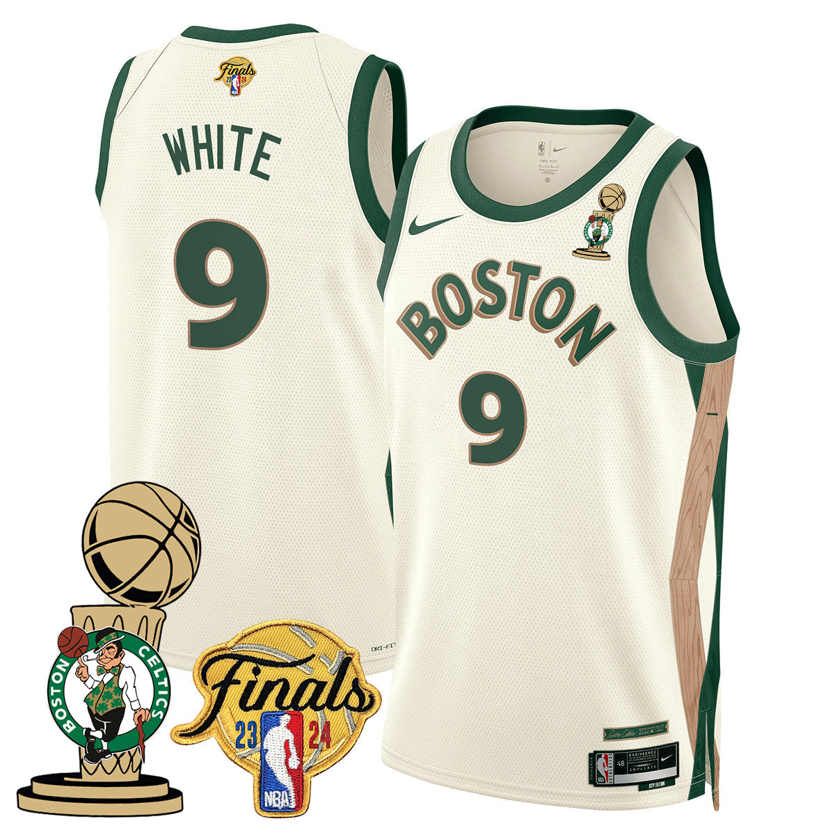 Celtics 2023-24 World Champions Jersey - All Stitched