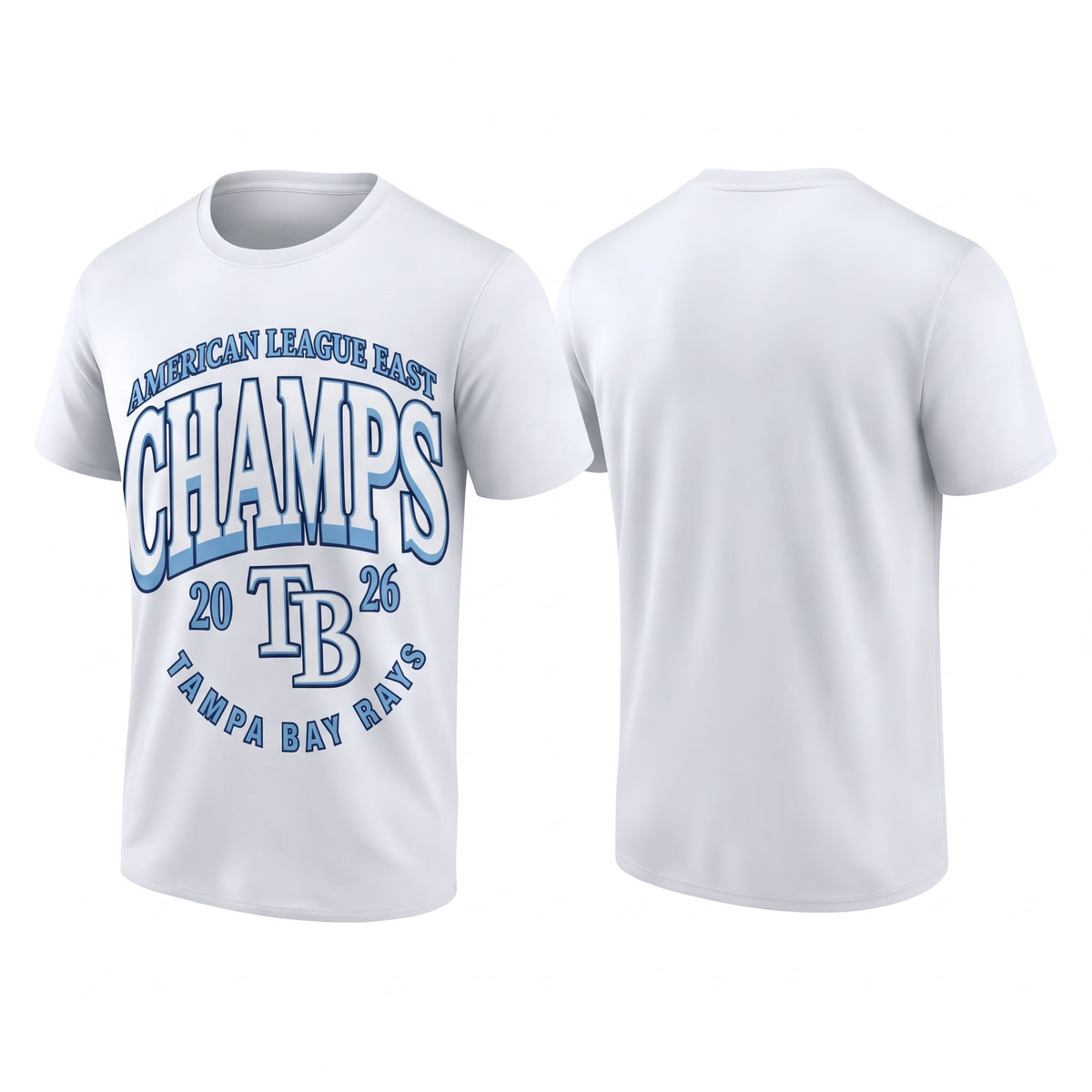 TBR 2026 AL East Champs One Side T-Shirt - Printed