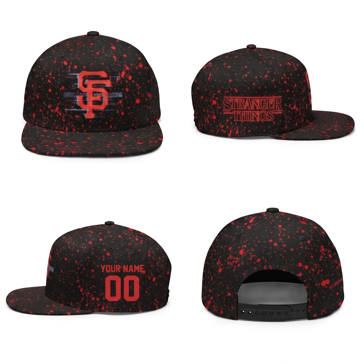 SF x Dark Side Personalized Snapback Cap - Printed