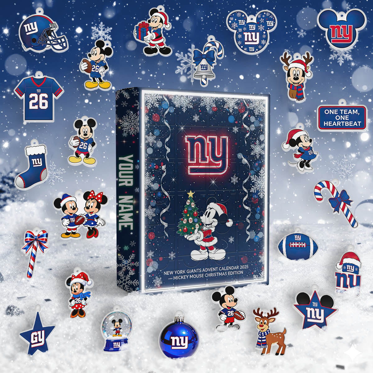 NYG Advent Calendar - Gift For Fan