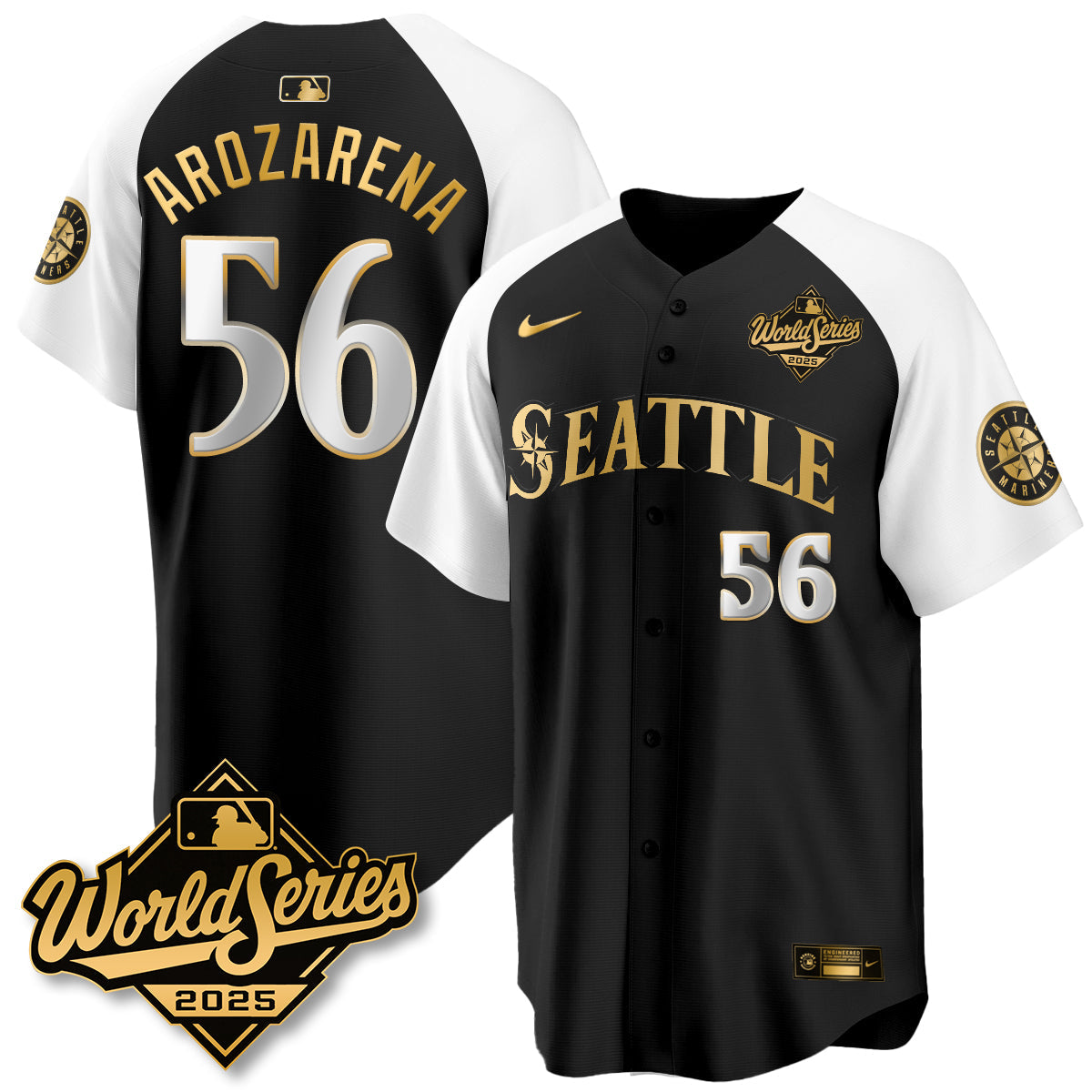 SEA 2025 World Series Gold Jersey - All Stitched
