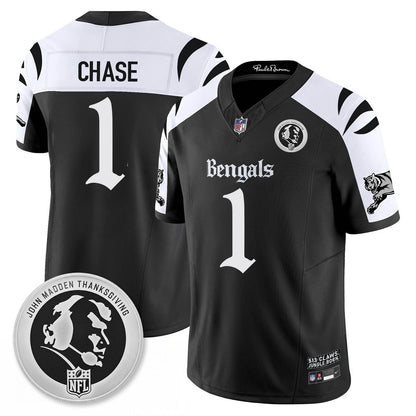 CIN Gothic Vapor Limited Jersey - John Madden Patch - All Stitched