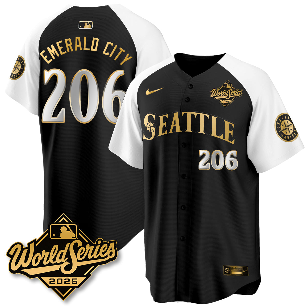 SEA 2025 World Series Gold Jersey - All Stitched