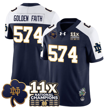 ND 11x-Time National Champions Vapor Limited Jersey