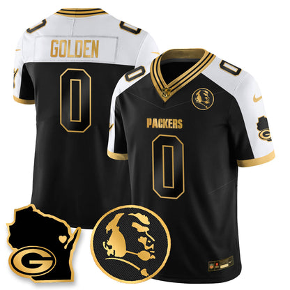 GB 4-Time Champions Vapor Limited Jersey - John Madden Patch - All Stitched