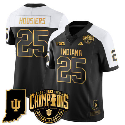 IND Vapor Limited Football Gold Jersey - Big 10 Champions - All Stitched