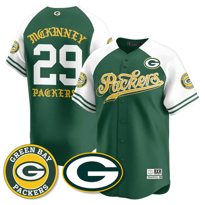 GB Born x Raised Baseball Jersey - All Stitched