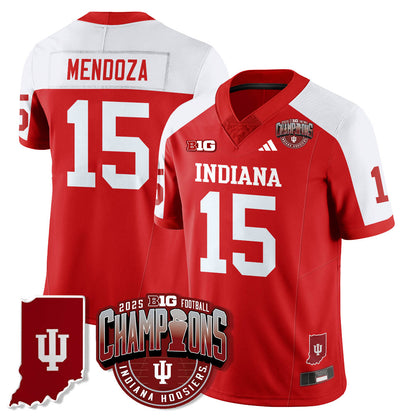 Indiana Hoosiers Vapor Limited Football Jersey - Big 10 Champions - All Stitched