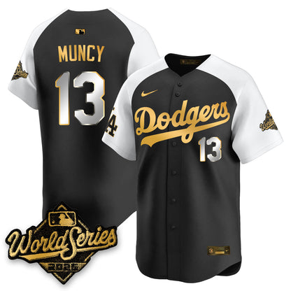 LAD 2025 World Series Gold Jersey - All Stitched