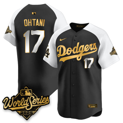 LAD 2025 World Series Gold Jersey - All Stitched