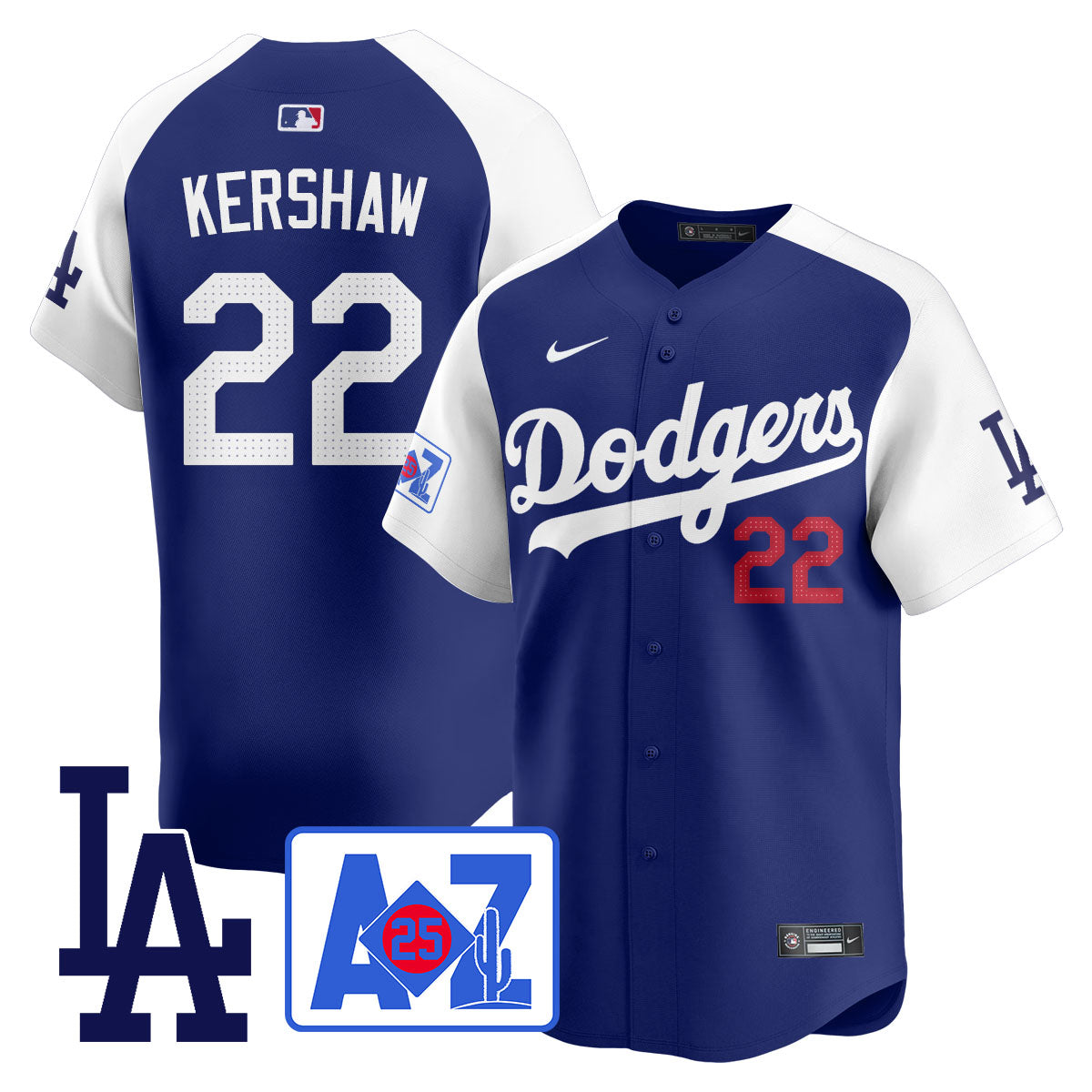 Los Angeles Dodgers 2025 Spring Training Jersey - All Stitched