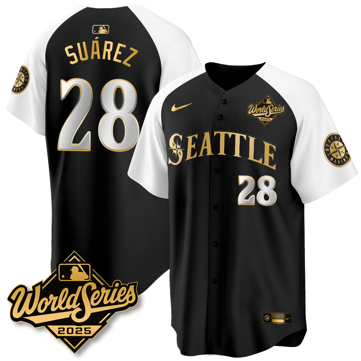 SEA 2025 World Series Gold Jersey - All Stitched