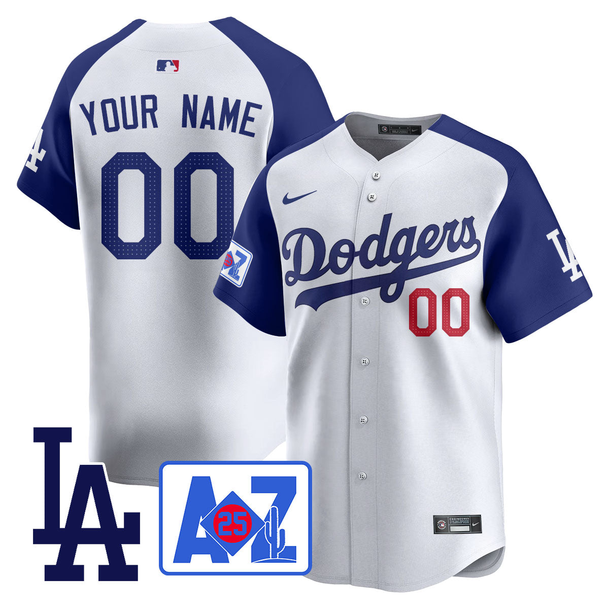 Los Angeles Dodgers 2025 Spring Training Custom Jersey - All Stitched