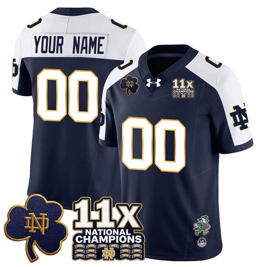 Custom ND 11x-Time National Champions Vapor Limited Jersey