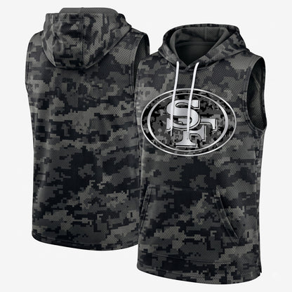 SF Salute to Service Sleeveless Hoodie Tank Top - Printed