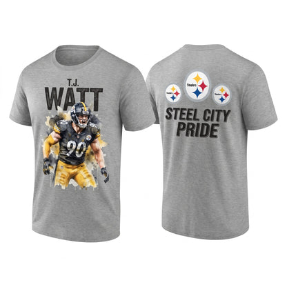 PIT TJ. Watt #90 Two Sides T-Shirt - Printed V4
