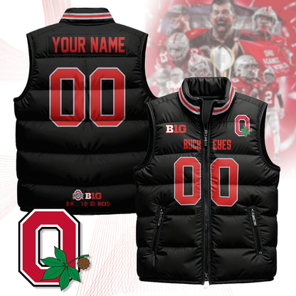 Personalized Ohio State Buckeyes Unisex Puffer Vest
