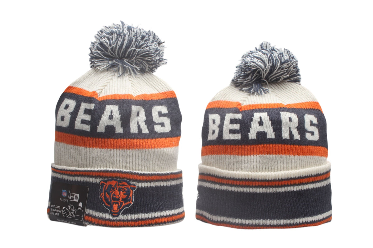 CHI Cuffed Knit Hat with Pom - Embroidered Patch