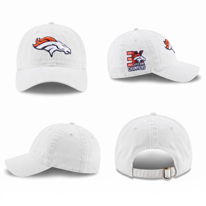 DEN 3x Super Bowl Champions Wash Hat - Embroidered V3