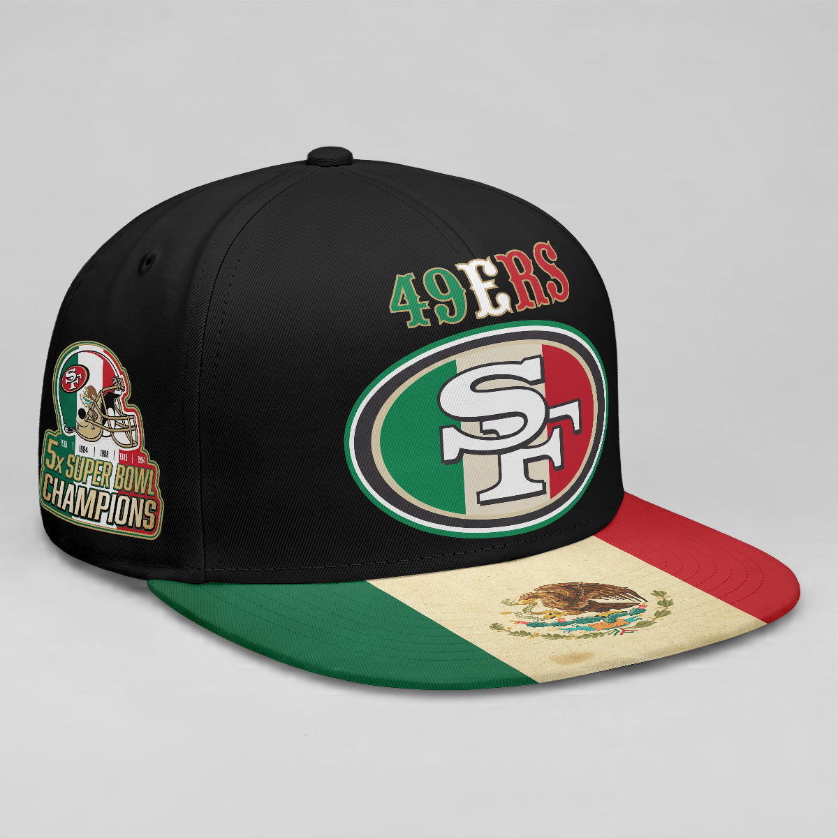 SF 80th Anniversary Mexico Edition Personalized Snapback Cap - Printed
