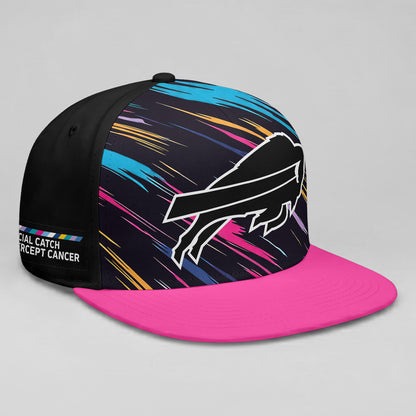 BUF Intercept Cancer 2026 Edition Custom Snapback Cap - Printed