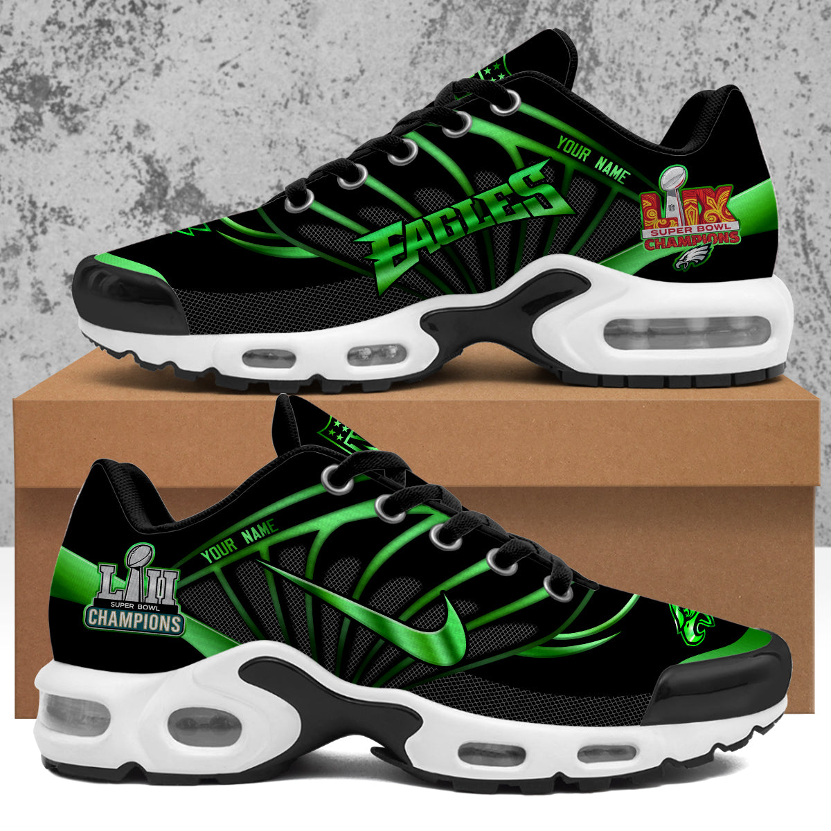 Philadelphia Eagles Fangear Customized Sport Shoes