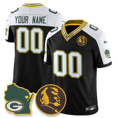 GB Vapor Limited Custom Jersey - John Madden Patch - All Stitched